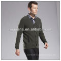 cashmere knitting men's V neck cardigan